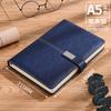 Libreta de aprendizaje para oficina de negocios, cosida, cuero, metal, hebilla cuadrada, caja de regalo, regalo, logotipo personalizado
