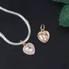 Huiyue AliExpress Nuevo Colgante de Corazón de Melocotón con Diamantes Panjiafang Accesorios de Joyería Cuentas Grandes para Manualidades
