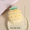 Broches lindos de felpa de dibujos animados, accesorios de frutas, sandía, fresa, aguacate, zanahoria, colgantes para bolsas semiacabados