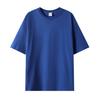 Camiseta de manga corta de color liso para hombre de talla grande de verano, moda simple, cuello redondo, grupo de camisetas cortas para actividades de equipo, ropa para hombre y mujer