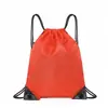 Bolsa para evento maratón de actividad al aire libre, mochila deportiva, mochila simple y ligera con cordón, bolsa con cordón con logo impreso