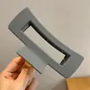 Pinza para el cabello de lujo de alta gama en color marrón, tamaño grande nuevo para cabello grueso, pinza de tiburón para recogidos en la parte posterior de la cabeza, accesorio para el cabello de uso diario