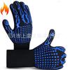 Amazon guantes aramidicos resistentes a altas temperaturas para BBQ anti-escaldaduras aislamiento térmico ignífugos a prueba de fuego silicona doble capa para hornear chimenea horno