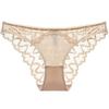 Ropa interior sexy para mujer estilo francés, lujo ligero, cómoda, de malla y encaje, calzones sin costuras de cadera y cintura baja