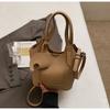 Bolso de Cubo Satchel de Alta Gama y Elegante para Mujer 2025 Nueva Moda Bolso de Hombro Versátil Bolso Bandolera Sencillo para Viajar