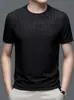 Transfronteiriça Nova Manga Curta Tendência Masculina Verão Estilo Coreano Tendência Simples Meia Manga Top Estilo Hong Kong Solto Casual Tendência Marca Camiseta