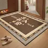 2026 Novo Tapete de Entrada Estilo Chinês com Laços Antiderrapante para Porta Tapete Antiderrapante para Corredor Interno Tapete Externo