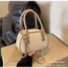 Bolso de Mano de Moda con Forma de Concha, Estilo Nicho, con Elegante Patrón de Lichi, Bolso Pequeño Cruzado para Mujer, Nuevo Modelo 2026, Bolso Pequeño Popular para el Trabajo