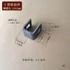 Suporte de Ferro Pendurado em Forma de U, Slot de Fixação em Malha de Ferro para Guarda-corpo, Clipe Conector com Junta Articulada Oval Longa Soldada