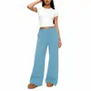 Calça Esportiva Casual de Perna Reta com Forro de Fleece Outono/Inverno 2026, Calça de Perna Larga para Homens, Cor Sólida, Estilo Europeu e Americano