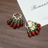 Diseño Original Nuevos Pendientes Chinos Agata Natural Perla Pendientes Retro Pendientes Chinos Pendientes de Alta Gama para Mujer