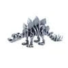 Figura de Transformação de Esqueleto de Dinossauro Estegossauro Venda Quente Transfronteiriça Impressa em 3D Presente Artesanato Brinquedo da Moda Atacado