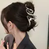 Pinza Grande para el Cabello con Alto Volumen, Aspecto de Alta Gama, Pinza para el Cabello con Moño Mediano, Pinza Grande Acrílica Sencilla, Accesorio para el Cabello para Mujer