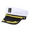 2025 Nuevo Primavera y Verano Fiesta de Rendimiento Escenario Yates Gorra Azul Marino Marinero Capitán Exterior Gorra para el Sol
