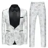 Traje de Negocios Nuevo Transfronterizo 2024 Traje de Hombre Traje de Hombre Dos Piezas Vestido de Hombre Ropa para Actuación en Escenario traje de hombre