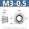 Porca Flangeada de Nylon de Aço Inoxidável 304 Din6926 Parafuso Autotravante Anti-Afrouxamento com Arruela Sextavada M3M4M5