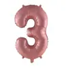 Globos de Lámina de Aluminio Digital Versión Americana de 32 pulgadas Globos de Decoración de Aniversario Globos de Decoración para el Primer Cumpleaños de Niños