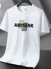 Camiseta de manga corta transfronteriza para hombre, nuevo modelo 2026, camiseta de cuello redondo, corte holgado, moderna y versátil, camiseta básica de moda para Instagram
