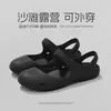 Nuevos zapatos de verano perforados para mujer para vadear arroyos, deportes y fitness, zapatos de yoga, sandalias de ballet de playa