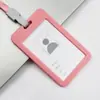 En stock de fábrica tarjetero de plástico tarjetero para identificación de estudiante tarjetero rígido para tarjeta de identificación tarjetero para identificación de exposición carcasa para tarjeta de trabajo de fábrica