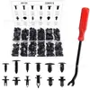 330 Piezas Clips Universales para Coche en Caja 12 Tipos Guardabarros Arco de Rueda Parachoques Clip de Tornillo de Expansión Set