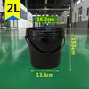 Balde de Água, Balde Selado, Balde para Molho e Tinta, 1/2/6 Peças por Lote, Balde de Plástico de Grau Alimentício com Tampa, 10/20/25L, Unidade kg