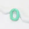 Hebilla de cadena en forma de U de acrílico de 18 x 24 mm para bricolaje, cadena para teléfono móvil, llavero, cadena colgante, accesorios para bolso