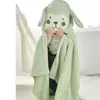 Toalla de Baño Engrosada con Terciopelo de Coral para Niños, Toalla de Baño para Niños Medianos y Grandes, Bata Suave con Capucha, Bata Absorbente para Niños