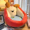Sofá Preguiçoso Tatami Estilo Desenho Animado Almofada de Casa Futon para Janela de Canto Quarto Canto de Leitura Infantil Almofada de Assento Integrada