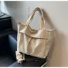 Bolso Artístico para Mujer de Gran Capacidad Portátil Bolso de Hombro Bolso de Mano Simple Casual Bolso de Estudiante Antiguo para Clase