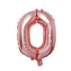 Globo de letra de cuerpo de 16 pulgadas globo team bride al por mayor globo oh baby globo de letra oro rosa