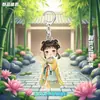 Nuevo Estilo Estilo Antiguo Hanfu Llavero de Acrílico Lindo, Adorable Chica con Traje Antiguo Colgante para Bolso Pequeño