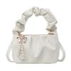 Bolso plisado para mujer, novedad de 2024, moderno, de gran capacidad, para llevar al hombro, bandolera versátil.