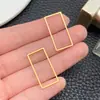 Acero Inoxidable Grande Electrochapado al Vacío Dorado Borde Geométrico Calado Trébol de Cuatro Hojas Símbolo del Infinito Accesorios para Joyería DIY