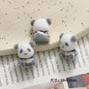 Outono e inverno ovelhas tem uma ovelha dos desenhos animados reunindo simulação tridimensional panda vaca diy brincos pingente acessórios para o cabelo hairpin material