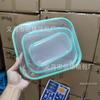 Caja de Almacenamiento Transparente para Papelería, Bolsa de Almacenamiento de Ropa de Gran Capacidad, Juego Europeo de Tres Piezas, Neceser, Bolsa de Almacenamiento para Cosméticos, Exportación