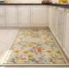 Alfombra especial para cocina de estilo americano, antideslizante, resistente al aceite y al agua, de cuero sintético, impermeable, para inodoro