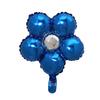 Girasol Flor de Cinco Pétalos Arreglo de Actividad Decoración para Fiesta de Cumpleaños Infantil Banquete de Primer Cumpleaños Banquete de Bodas Película de Aluminio Globo Festivo