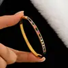 Pulsera de Acero de Titanio Pulsera de Acero Inoxidable con Circonita Pulsera Abierta de Alta Gama para Niñas Venta Caliente Europea y Americana Joyería que No se Desvanece