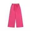 Calça Aberta Bidirecional Unissex Estilo Vintage Calça Casual Solta Moda Tendência Calça Versátil