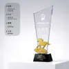 2027 Troféu de Cristal Impresso em 3D Criativo Empresa Competição de Funcionários Notáveis Campeão Equipe Honra Troféu de Competição