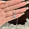 Titânio Aço Sem Cor Cintura Pequena Luz Colar de Luxo Verão Feminino Internet Celebridade Nicho High-end Design Acessórios Pingente de Corrente de Clavícula