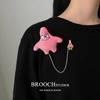 Broche de cadena de peluche de dinosaurio Pikachu tigre acostado panda muñeco de peluche de dibujos animados broche pasador lindo accesorios