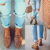 2026 Novo Estilo Coreano E-commerce Transfronteiriço Tamanho Grande Feminino Estilo Colégio Britânico Casual Salto Baixo Bico Fino Sapatos de Salto Único