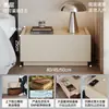 Mesita de noche minimalista italiana para dormitorio del hogar, nuevo modelo 2026, gabinete de almacenamiento con lujo moderno y sensación de alta gama