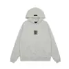 Fog Essentials Sudaderas com Letras de Silicone Estéreo para Homens e Mulheres American High Street Moletons com Flocagem Jaqueta Moletom