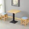 Mesa de comedor rectangular taburete de madera para desayuno mesa de postre fideos de arroz mesas y sillas bebidas frías comida rápida restaurante de fideos bocadillos comerciales mala tang