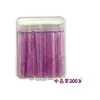 200 Peças Por Caixa, Cotonetes de Limpeza para Extensão de Cílios com Cabos de Cristal, Hastes de Algodão Velvet Micro-Brush, Hastes de Limpeza Pontiagudas para Extensões de Cílios