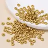 Roda espaçadora de disco a laser de ouro antigo que preserva a cor pulseira com contas colar com contas joias artesanais DIY com contas