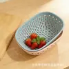 Cesta de Lavado de Verduras Hueca para Cocina, Cesta Escurridora de Plástico Multiusos, Cesta para Guardar y Limpiar Verduras, Cesta Multifuncional para Guardar Frutas y Verduras